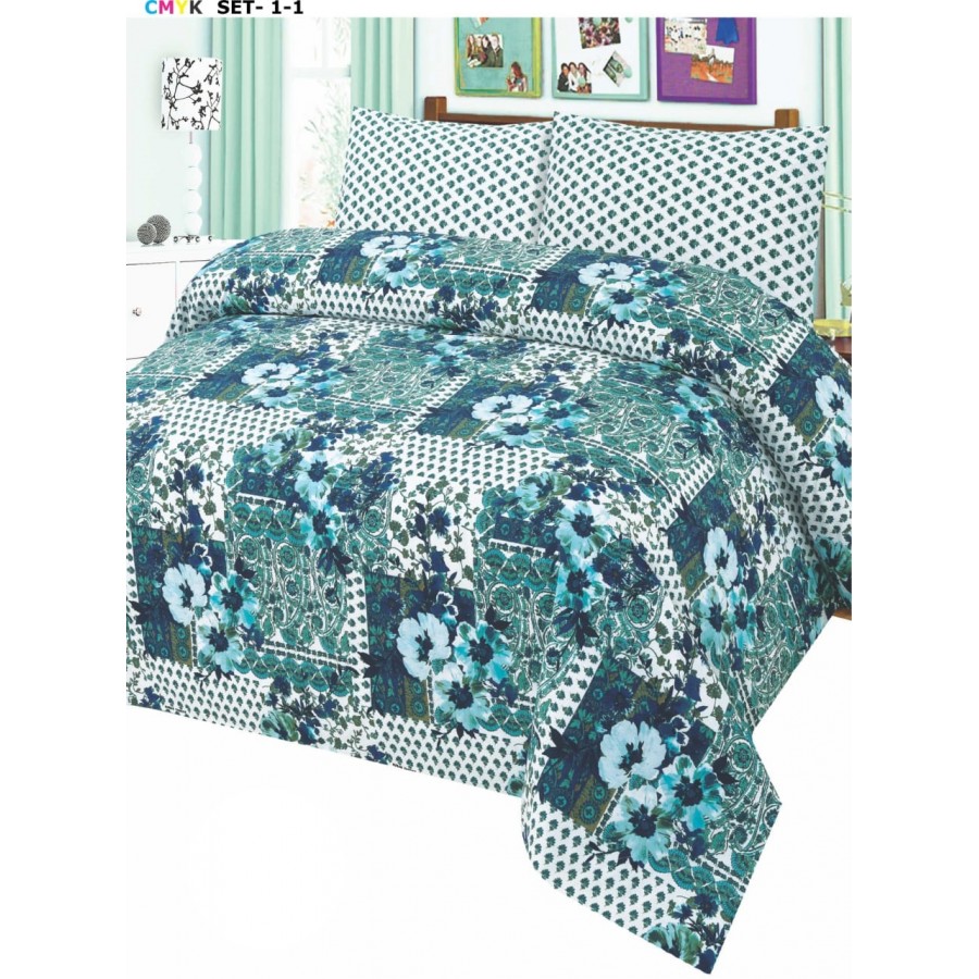 Cotton Printed Bed Sheet Sets All Sizes Design Cc 676 Cotton Printed Bed Sheet Sets All Sizes Design Cc 676 In Stan