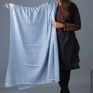 Blue Sharing Pure woolen Shawl or Stole for Her SHL-288-4