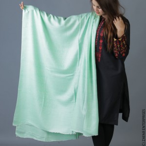 Green Sharing Pure woolen Shawl or Stole for Her SHL-288-3