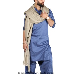 Mix Woolen Light Grey Plain Kashmiri Shawl For Him SHL-066-8 Mix Woolen Light Grey Plain Kashmiri Shawl For Him SHL-066-8