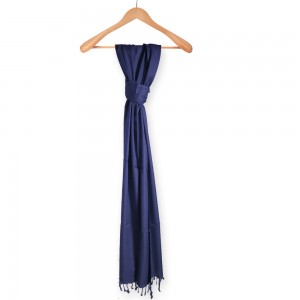 Navy Blue Color Summer Muffler | Stole For Men & Women