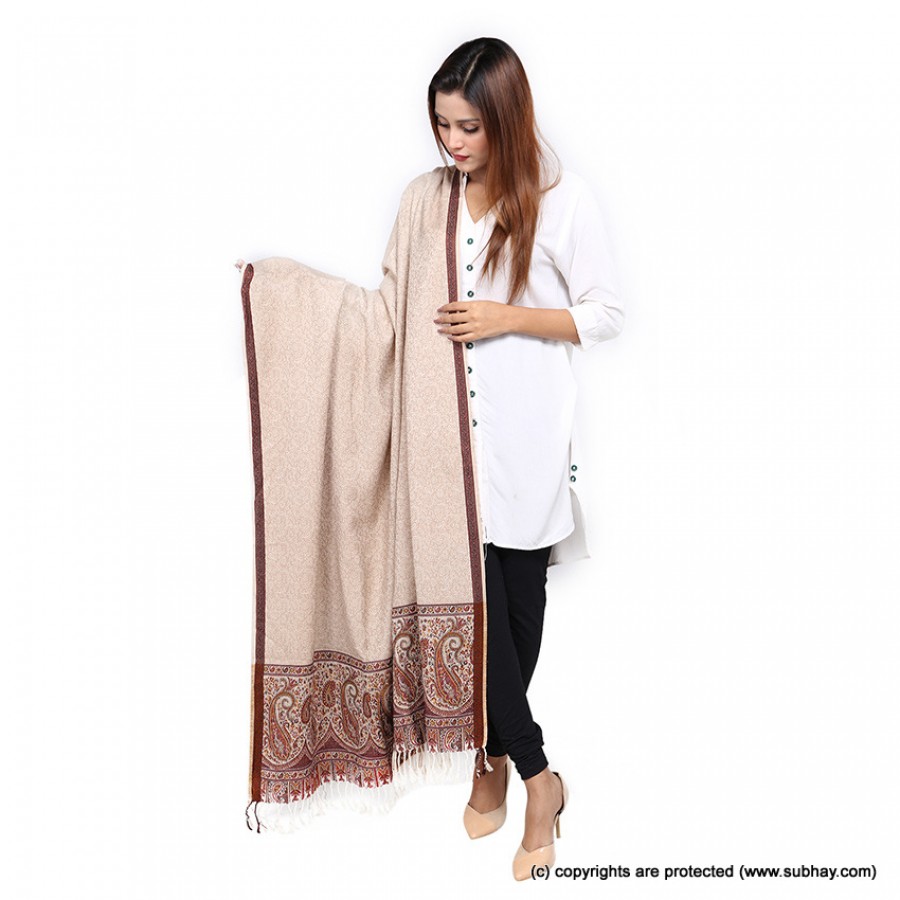 Skin Jacquard Kani Palla Shawl For Her SHL-166-6