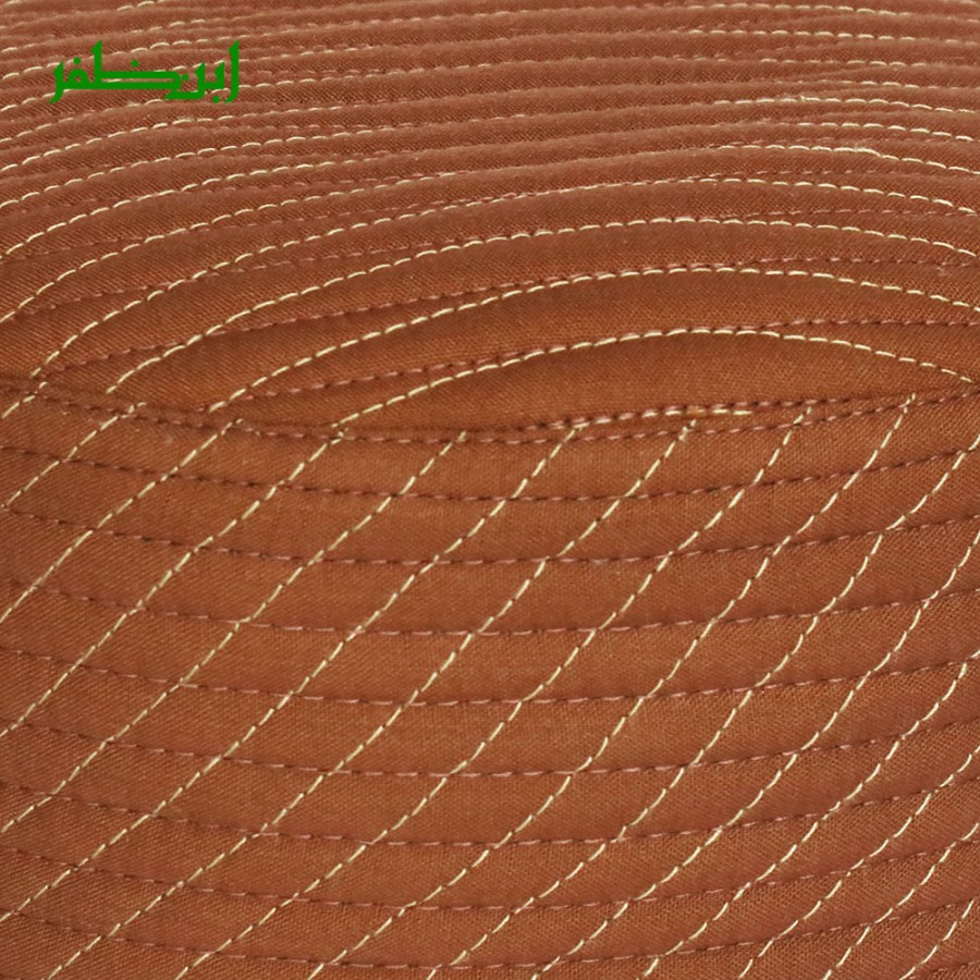 Copper Beruni Koofi Embroidered Namaz Cap | Prayer Cap / Kufi IBZ-403-2