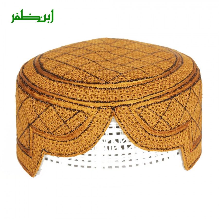 Golden Rumali Sindhi Cap or Topi MKC-950