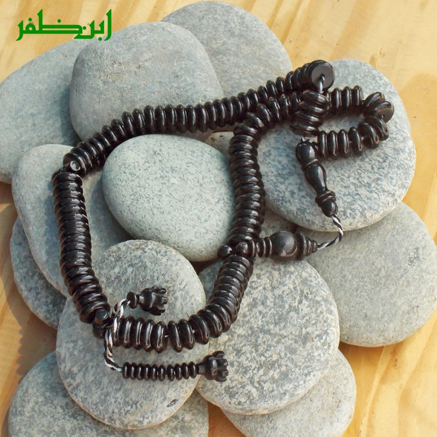 100 Rosary Wooden Beads Black 12mm Tasbeeh Misbaha Prayer Beads Tasbih TS-45-1