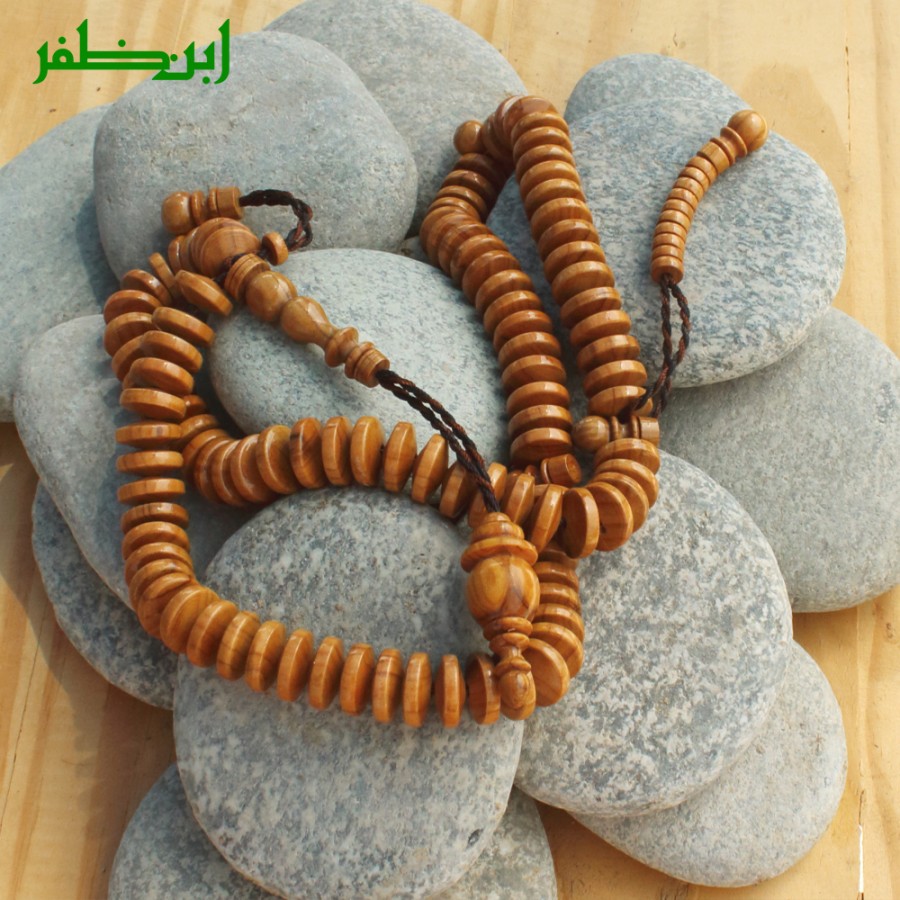 100 Rosary Wooden Beads Brown 12mm Tasbeeh Misbaha Prayer Beads Tasbih TS-45-3