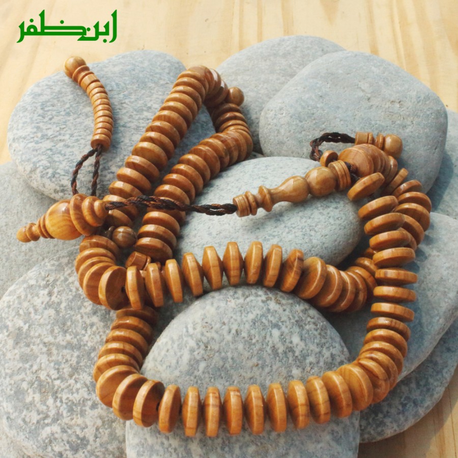 100 Rosary Wooden Beads Brown 12mm Tasbeeh Misbaha Prayer Beads Tasbih TS-45-3