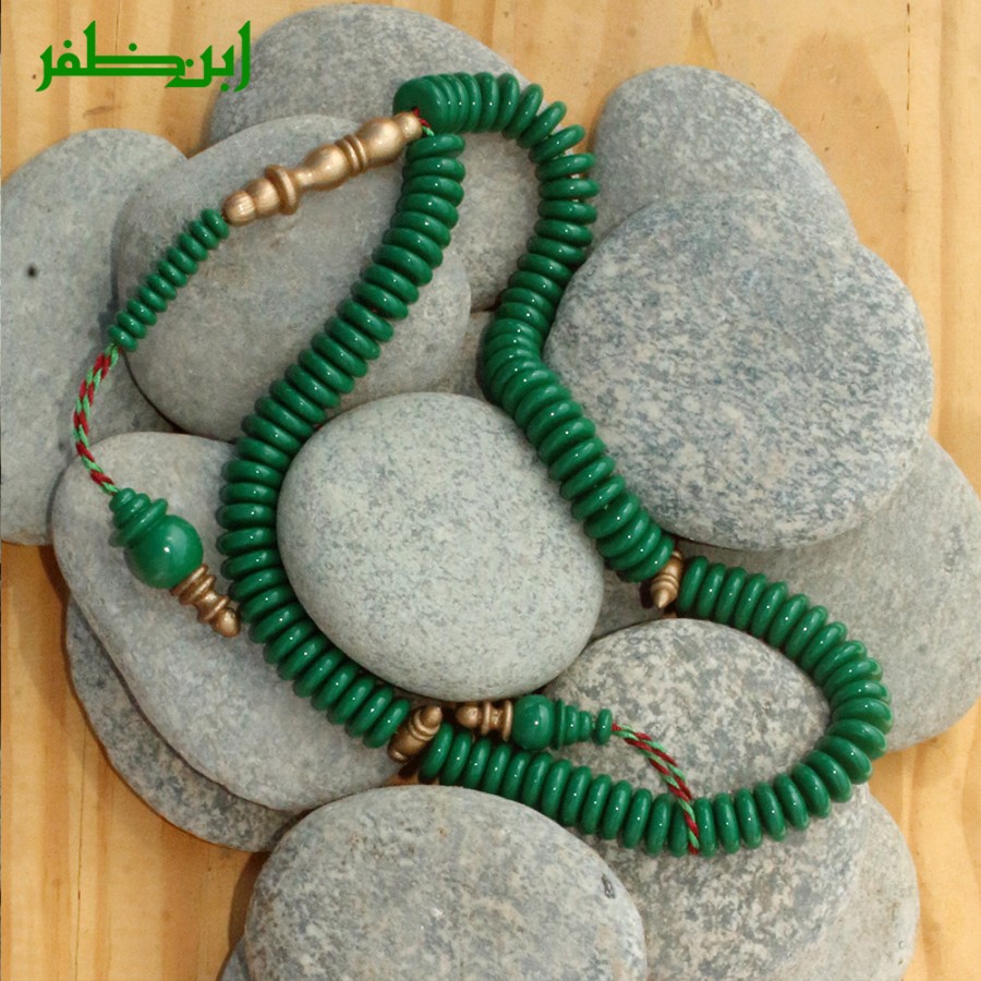 100 Rosary Wooden Beads Green 12mm Tasbeeh Misbaha Prayer Beads Tasbih TS-45-2