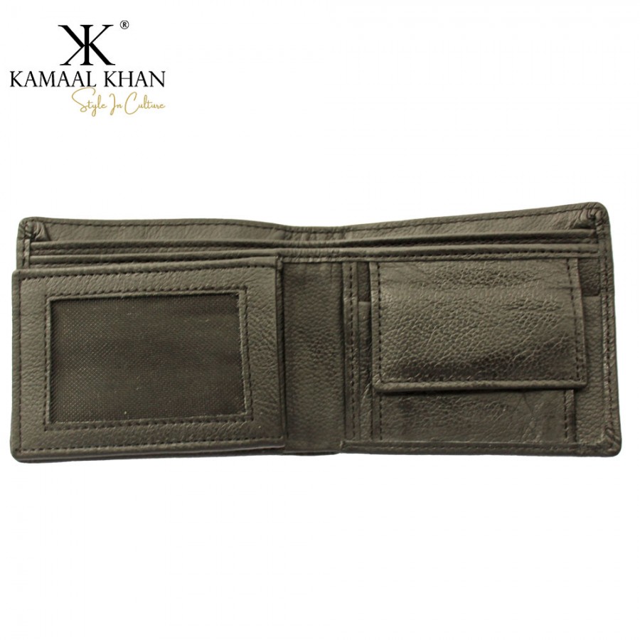 Black Genuine Leather Men's Bi Fold Purse Wallet For Men | 13 Pockets Wallet Clasp | Wallet For Man