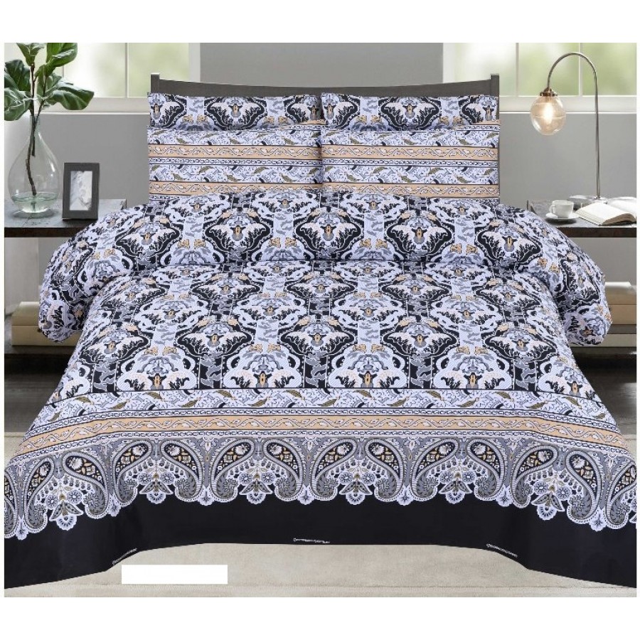 Buy Cotton Printed Bed Sheet Sets All Sizes Design Cc 728 Online In Pakistan