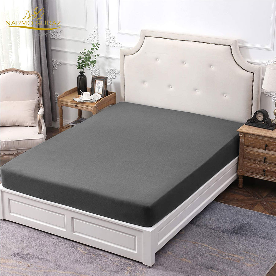 Double Bed Jersey Knit Fitted, Grey King Size Bed Sheets