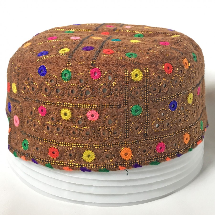 Buy Khaki Mutlicolor Bugti / Balochi Cap or Topi MKC-873 In Pakistan at ...