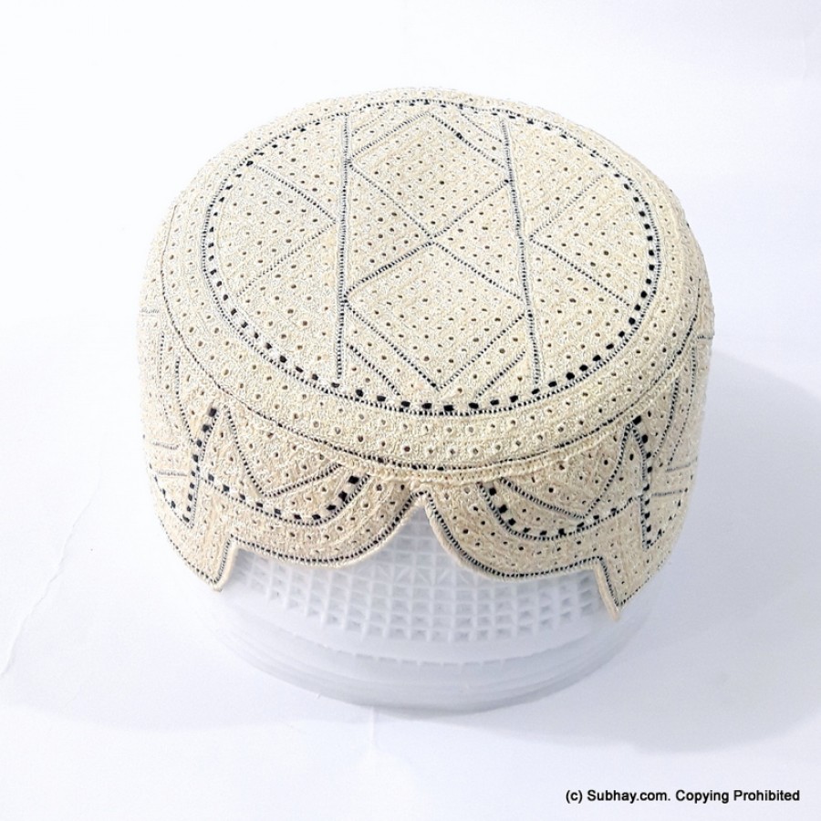 sindhi topi white