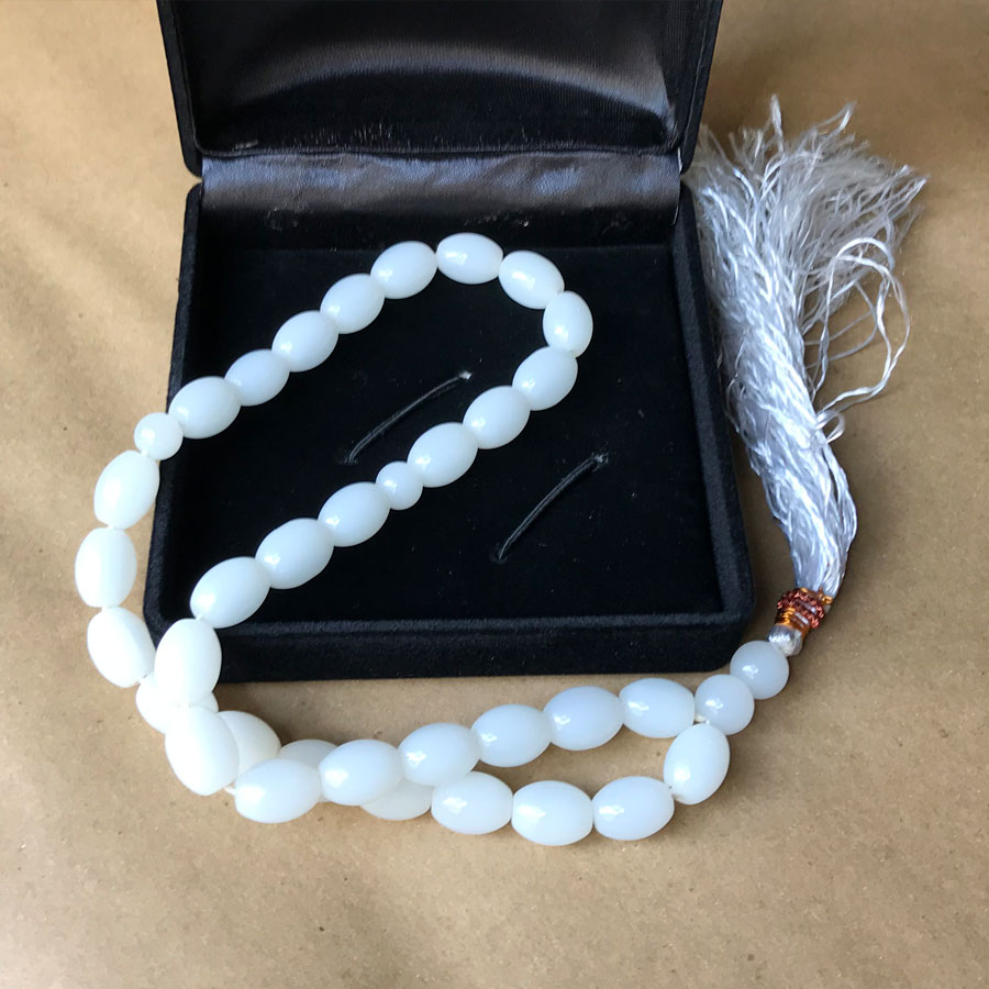 In Pakistan Expensive Tasbih Buy 33 8mm Beads White Stone Tasbih