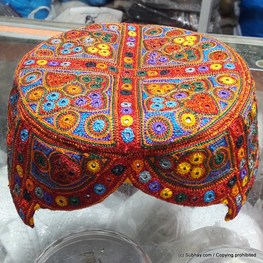 Buy Yaqoobi Tando Adam / Zardari Sindhi Cap / Topi (Hand Made) MKC-450 ...
