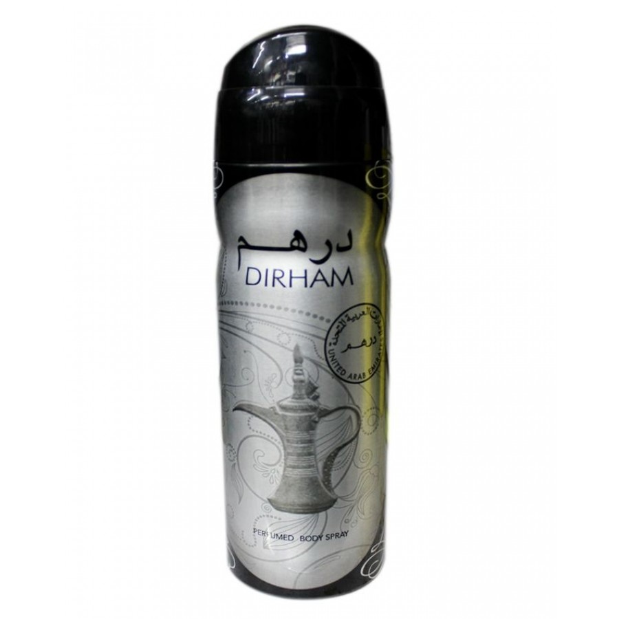 Ard Al Zaafran Dirhan Body  Grey Black Spray  200 ml