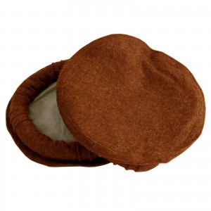 Redish Brown - Afghan Pakul Chitrali Cap Pakol Hat Peshawari Handmade 100% Fine Quality