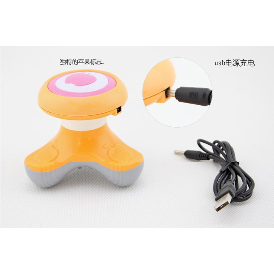 Buy Portable Handled Triangle Vibration Electric Massager Use USB Cable ...