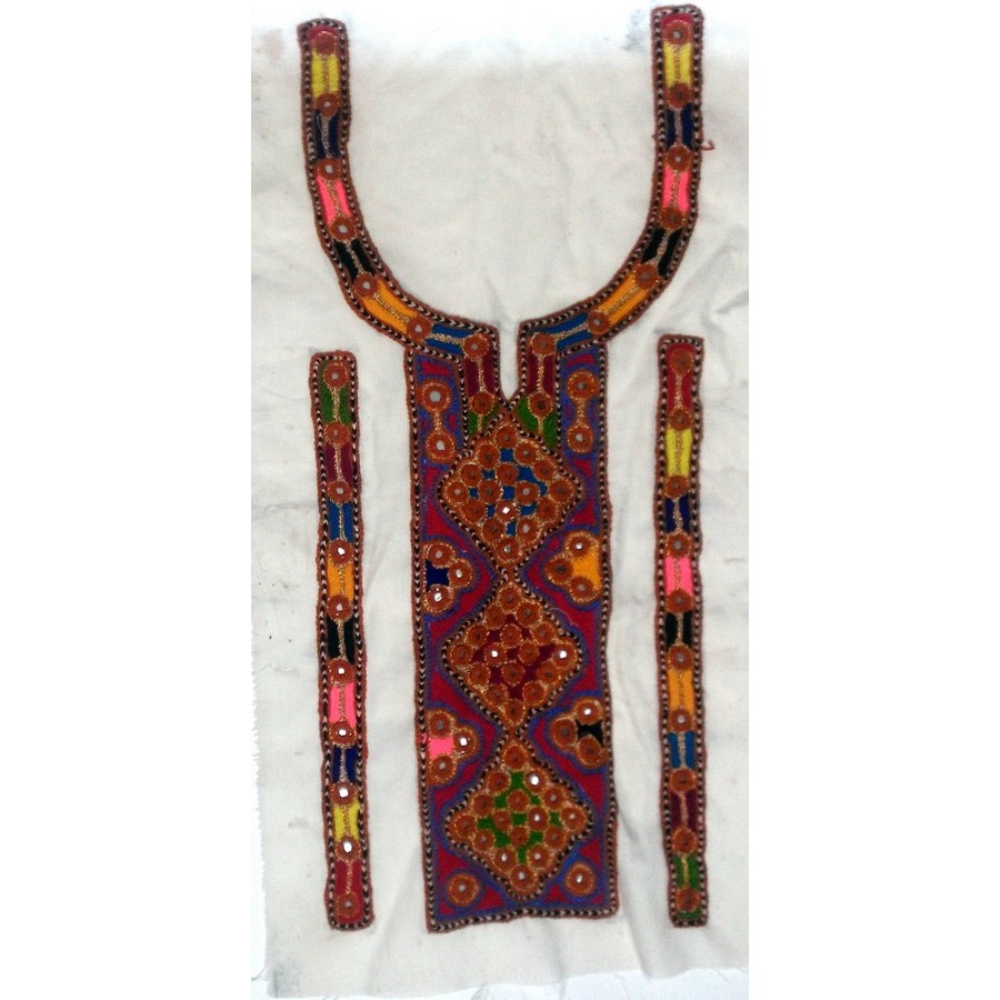 Handmade Sindhi Embroidered Kurti Neck's Piece HM-17