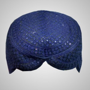 Blue Sindhi Cap / Topi (Hand Made) MK-162-2