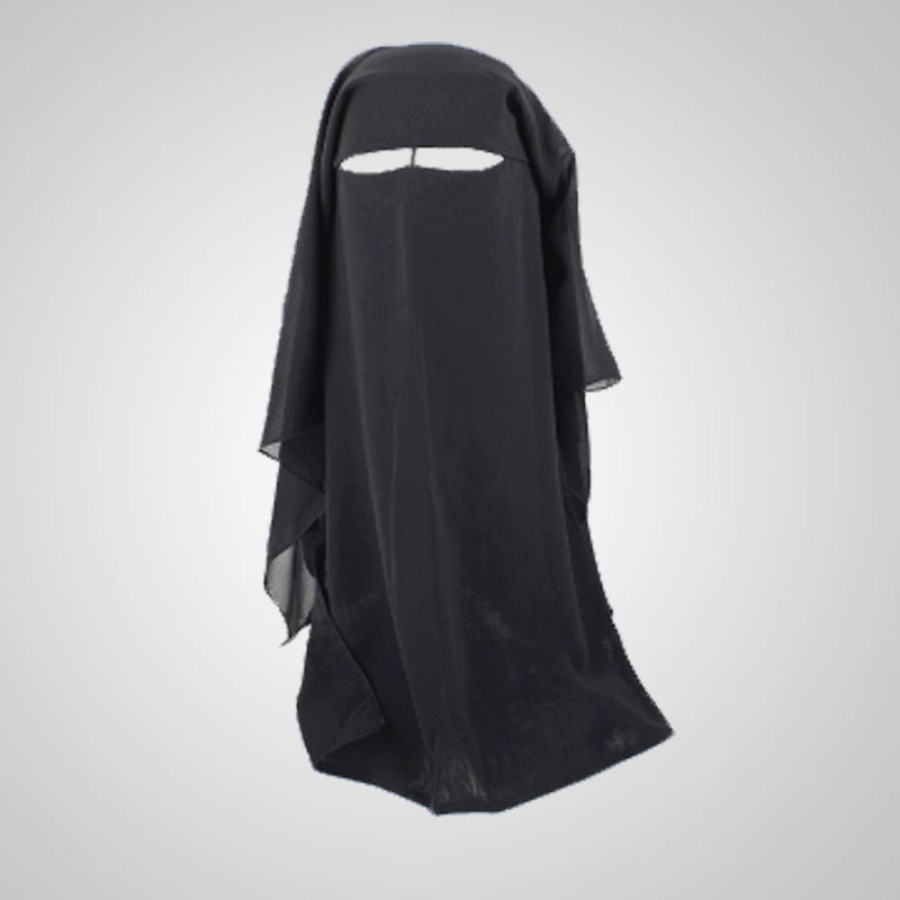 Double Layered (Patt) Abaya Niqab for Her HQ-03