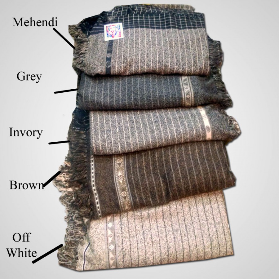 Acro Woolen 5  Color Double Dhussa Shawl For Men / Women SHL-035