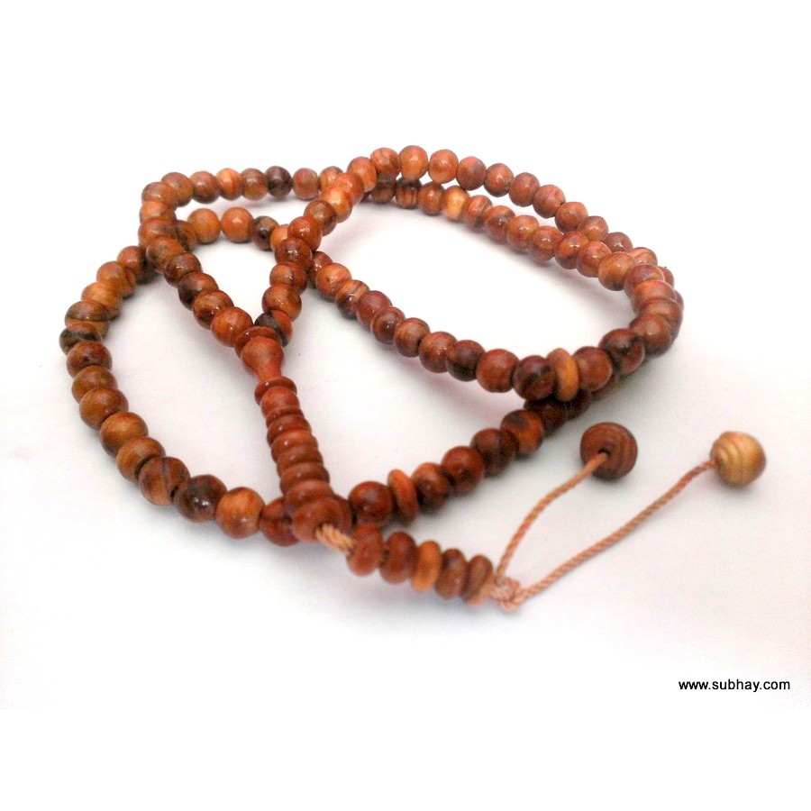Injeer Wood Handcrafted 100 Beads Tasbih / Zikr Tasbih TS-03