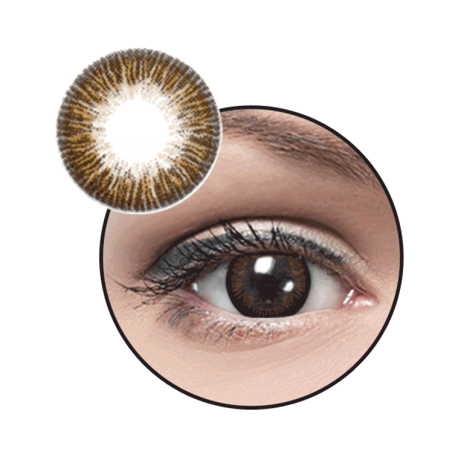 OPTIANO CONTACT LENSES -  ENCHANT BROWN