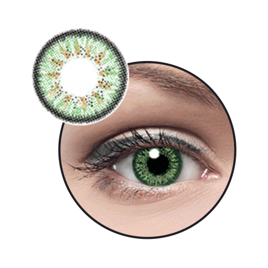 OPTIANO CONTACT LENSES -  GREEN