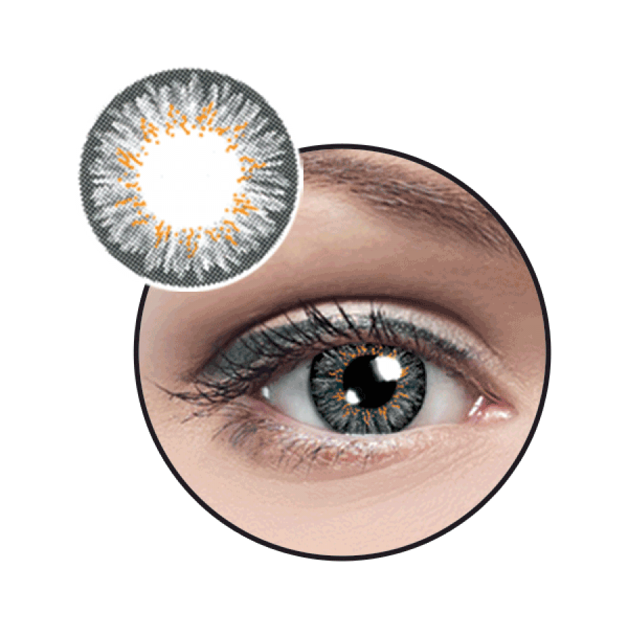 OPTIANO CONTACT LENSES -  SPARK GRAY