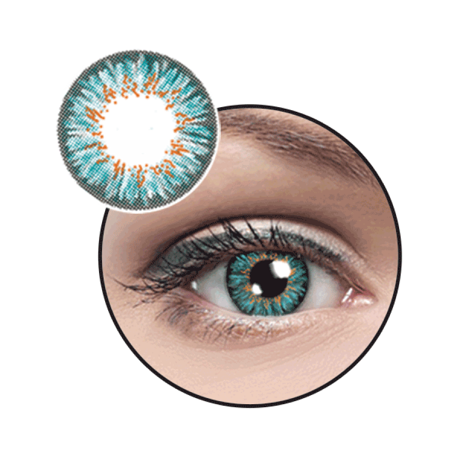 OPTIANO CONTACT LENSES -  TURQUISE